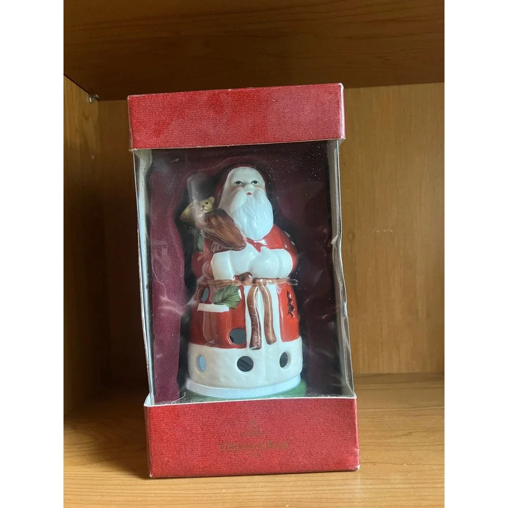 Villeroy & Boch Vintage  Festive Decolight Surprising Santa Tealight Holder